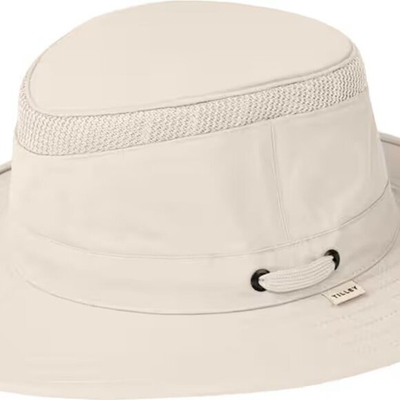 Unisex Tilley Airflo Slim Sun Hat Ivory Size Small/7/22 inch head circumference - Picture 2 of 5